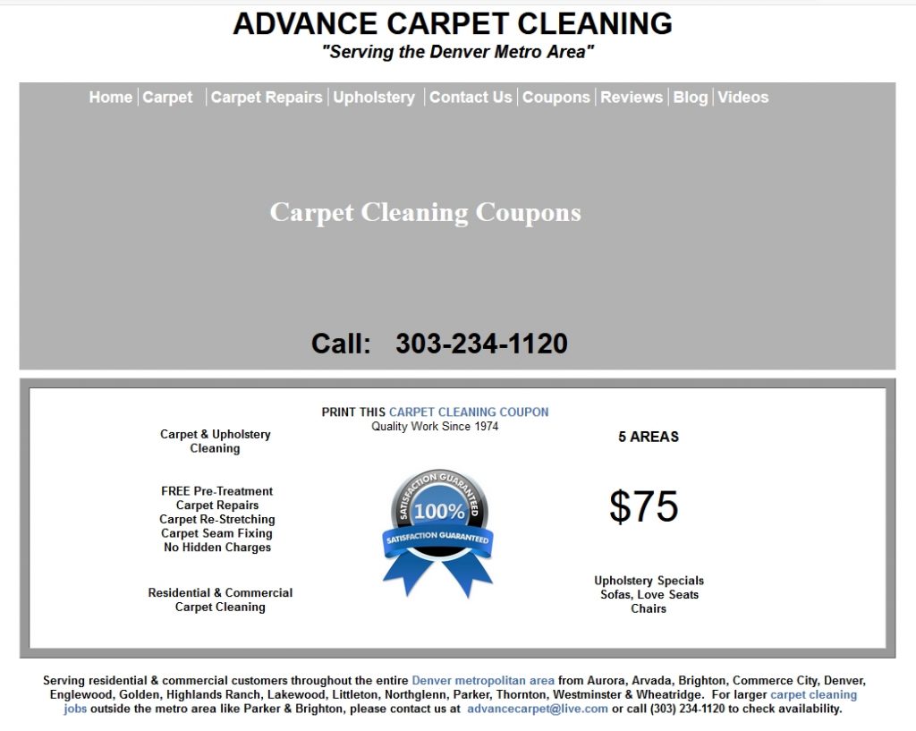 carpet cleaning coupon